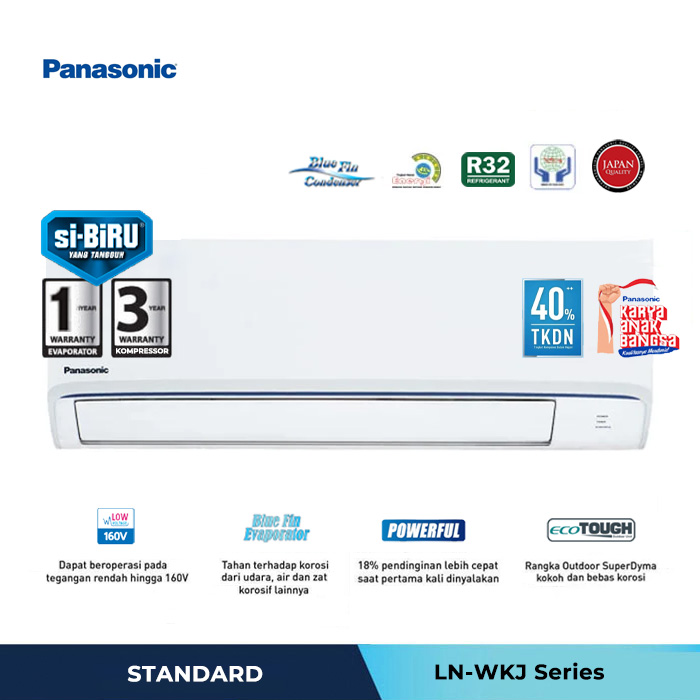 ac panasonic si biru 1 pk