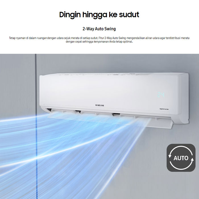 Jual Samsung AC Split Neo Alpha Inverter R32 2 PK - AR40F18D0AMNSE ...