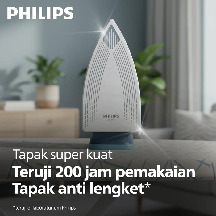 Philips Setrika Kering Dry irons Ceraplus Biru - HD1175/20 | HD 1175/20