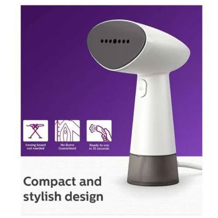 Philips Handheld Steamer Setrika Uap Tangan Seri 1000  - STH1010/10 Putih