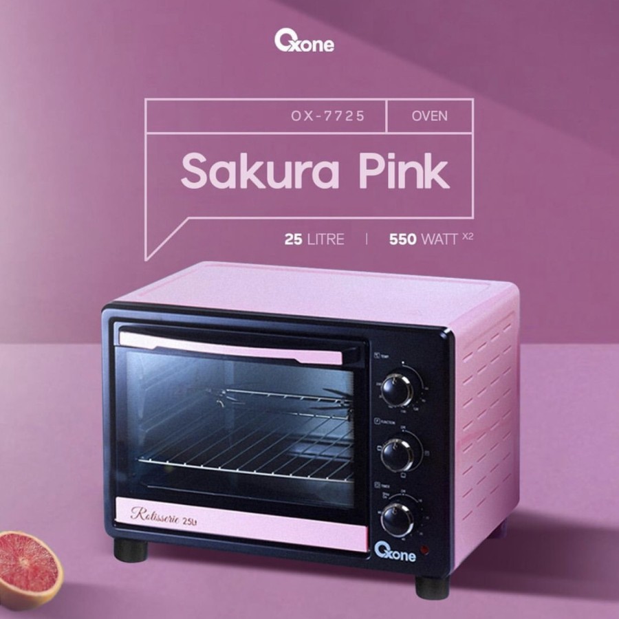 Oxone Oven Eco Series - OX7725 Sakura Pink