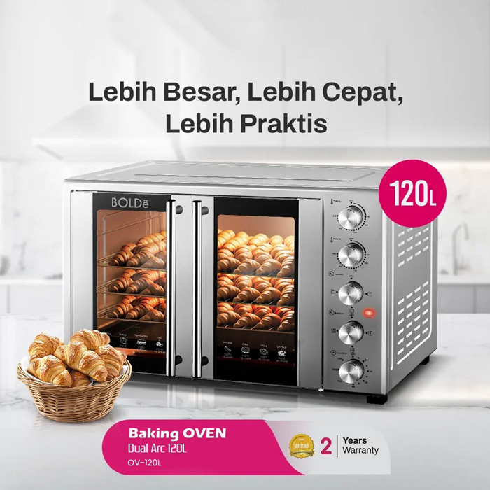 Bolde Baking Oven Dual Arc 120 liter