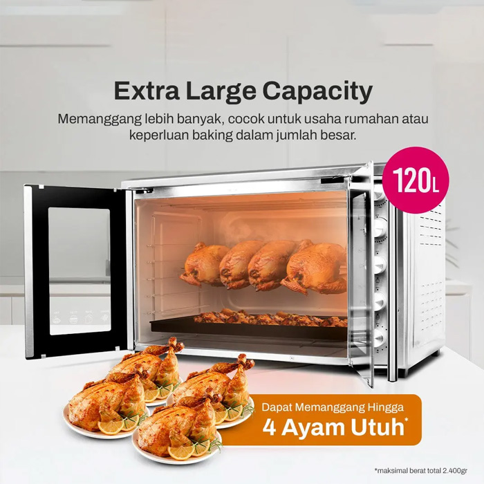 Bolde Baking Oven Dual Arc 120 liter