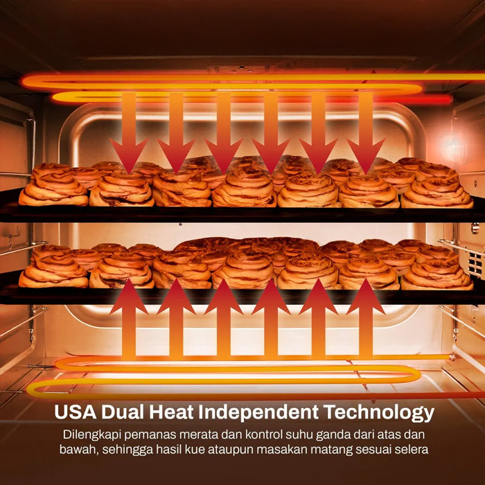 Bolde Baking Oven Dual Arc 120 liter